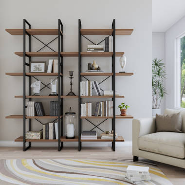 Bella wide deals open etagere bookcase